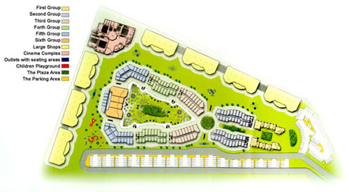 Green plaza plan